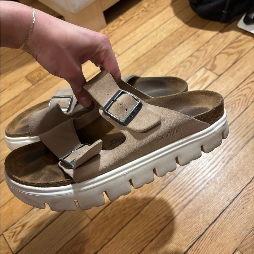 Birkenstock Arizona Chunky in Warm Sand - Picture 6 of 8